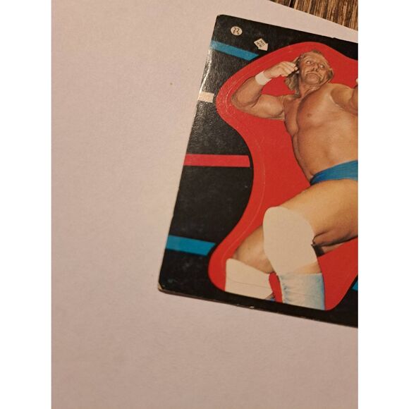 Vintage 1985 WWF Hulk Hogan Sticker Card #22 Titan Sports WWE Wrestling - Picture 6 of 6